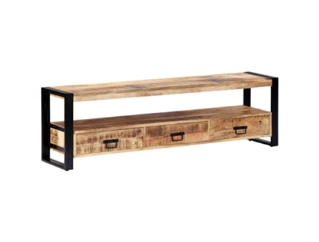 Móvel para TV em Madeira Maciça de Manga 150X30X45 cm 2502013 MOBIKASA