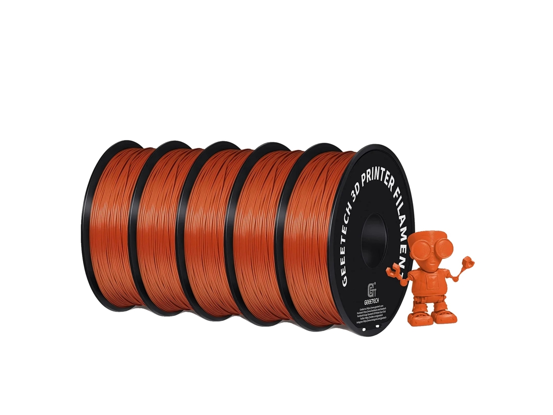 Filamento para impressora 3D, PLA ecológico, compatível com impressoras FDM, OEM marrom