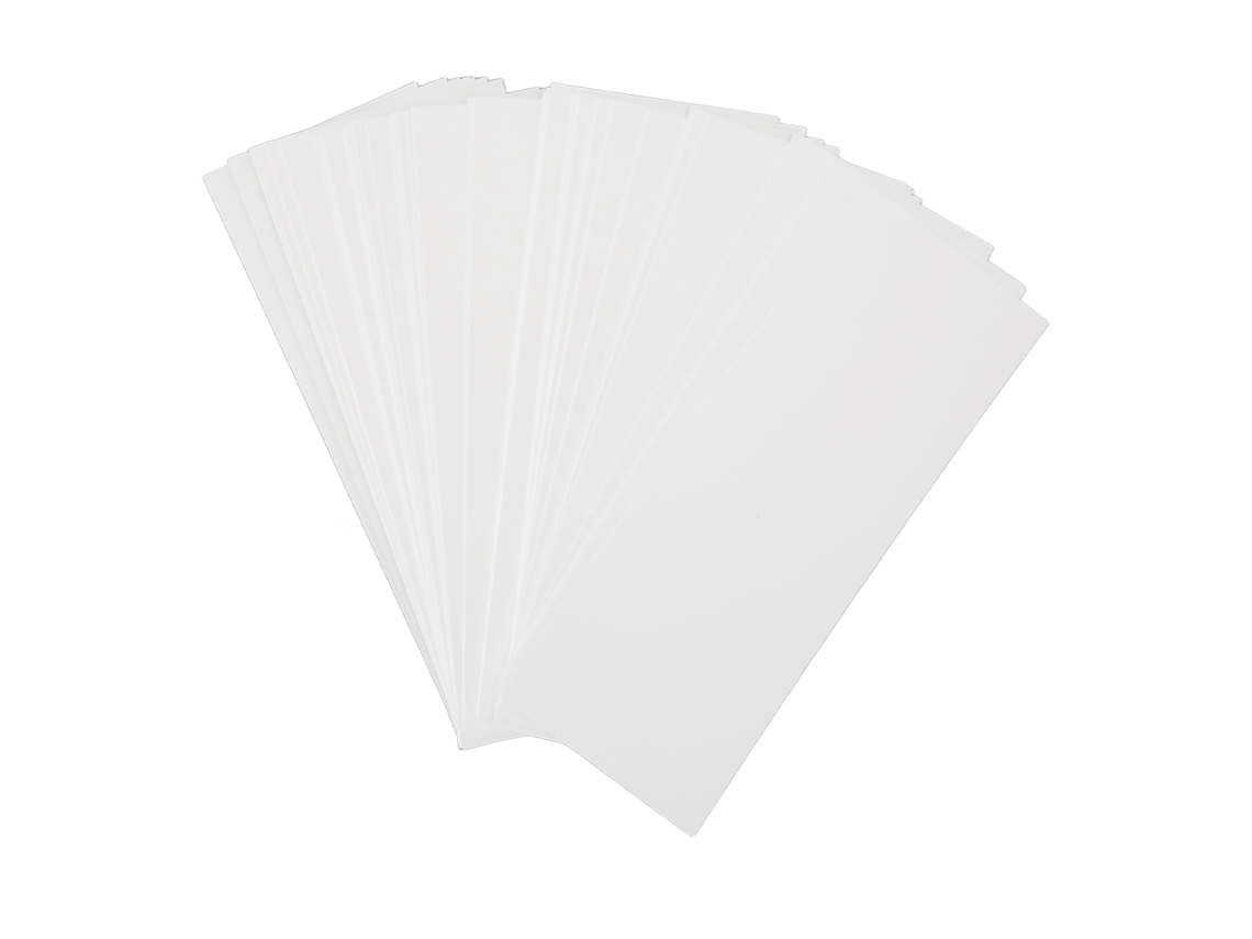 100 Hojas De Cartulina Gruesa Blanca 315gsm 16x6cm Para Postales, Invitaciones Y Scrapbooking