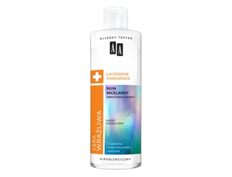Cera Sensível Água Micelar Hidratante Calmante, 400ml Aa