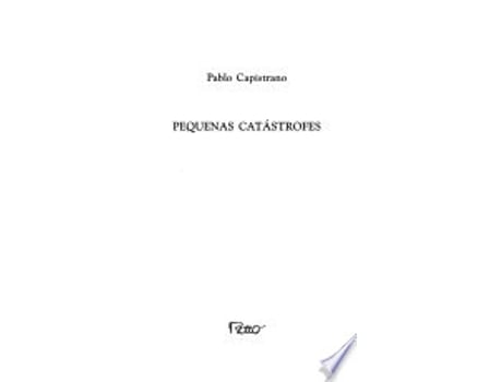 Livro Pequenas Catástrofes de PABLO (Português do Brasil)
