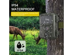 Câmera de Caça Mini 12MP 1080P com Movimento e IP54 S/MARCA