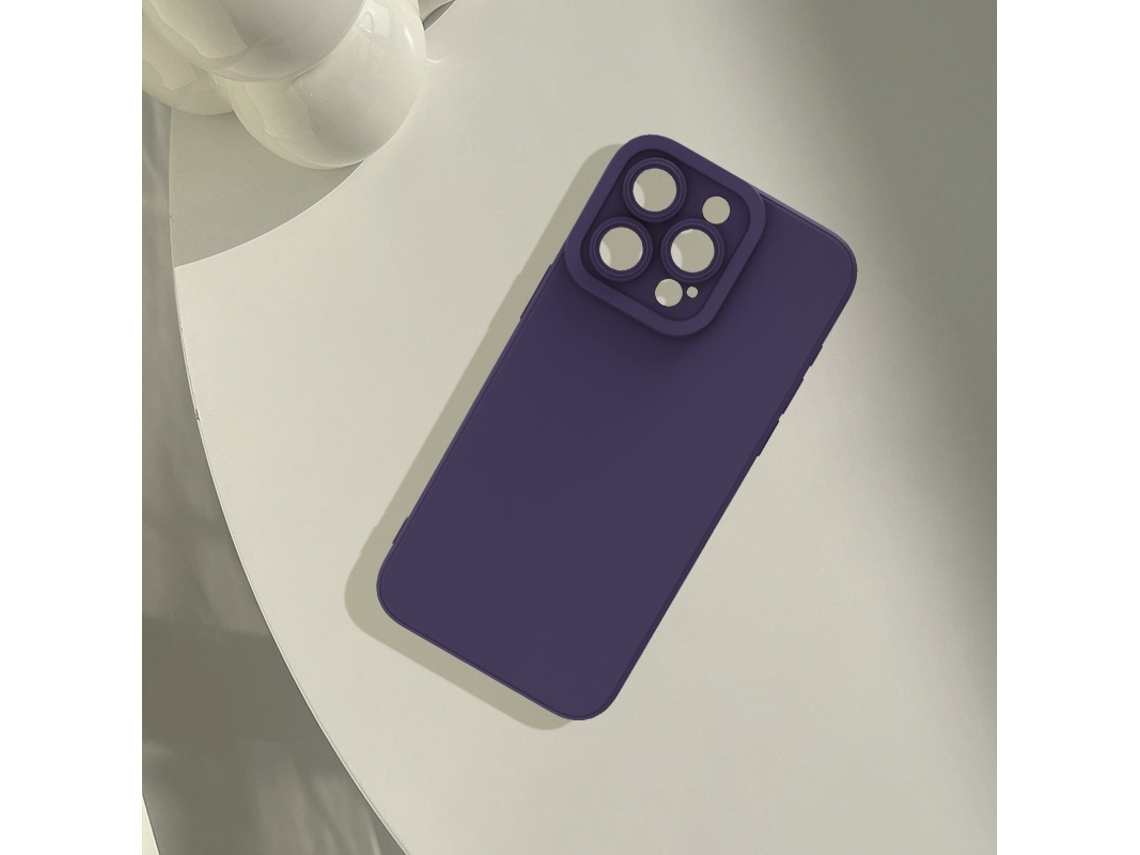 2 Capas Para Iphone 17 Roxas Escuras Foscas