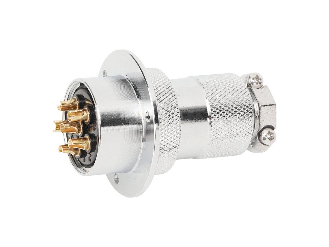 Conector Plug Socket Avião Compacto Resistente