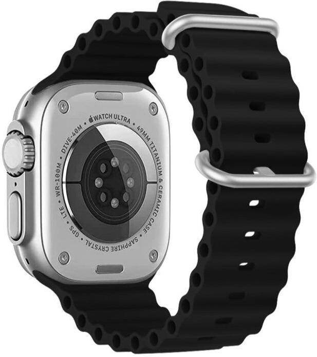Bracelete Apple Watch 42/49 mm SWISSTEN Wave (Azul)