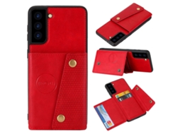 Capa Magnética De Pu Tpu Com Fivela Dupla Para Samsung Galaxy S22 5g