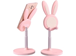 Suporte De Celular Coelho Fofo, Suporte Ajustável Para Mesa, Compatível Com Todos Smartphones/tablets, Presente De Decoração De Escritório