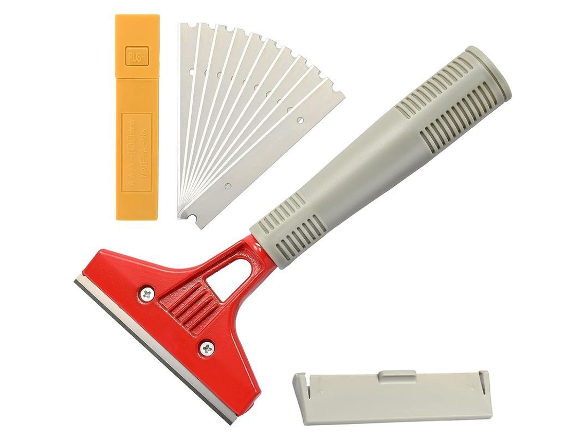 Raspador Industrial 10 Lâminas, Raspador De Papel De Parede, Raspadores De Vidro Vermelho