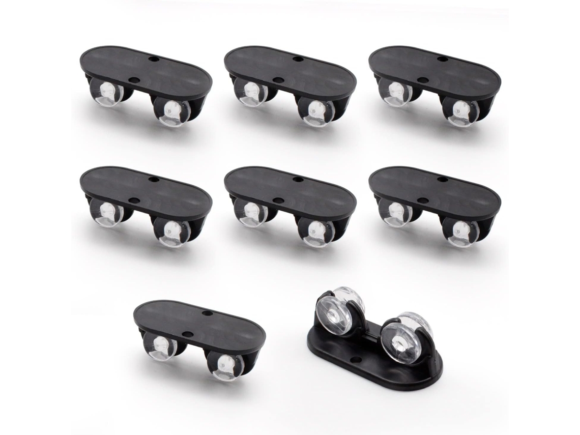 Conjunto De 8 Rodinhas Pequenas Para Móveis, Mini Rodinhas De Plástico, Rodinhas Pequenas Aquaforge