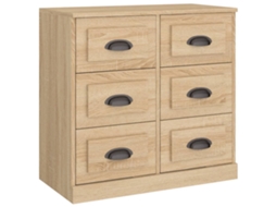 Sideboard, Sideboards Vidaxl Marrom Madeira Processada (n/a)