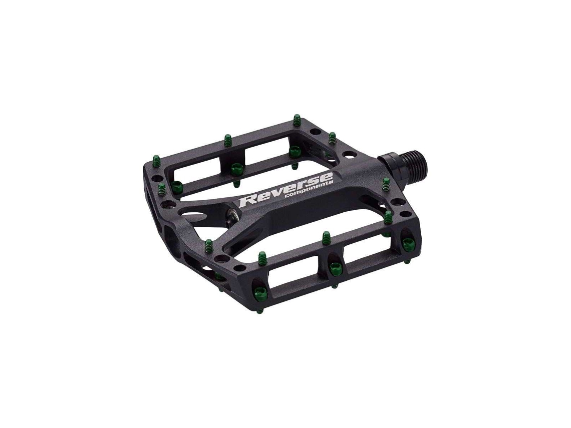 Par de Pedais Planos REVERSE COMPONENTS Black One