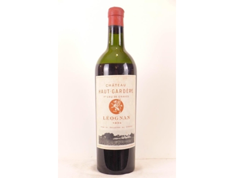 Vinho Tinto CHÂTEAU HAUT-GARDÈRE 1934 (75 cl - 1 unidade)