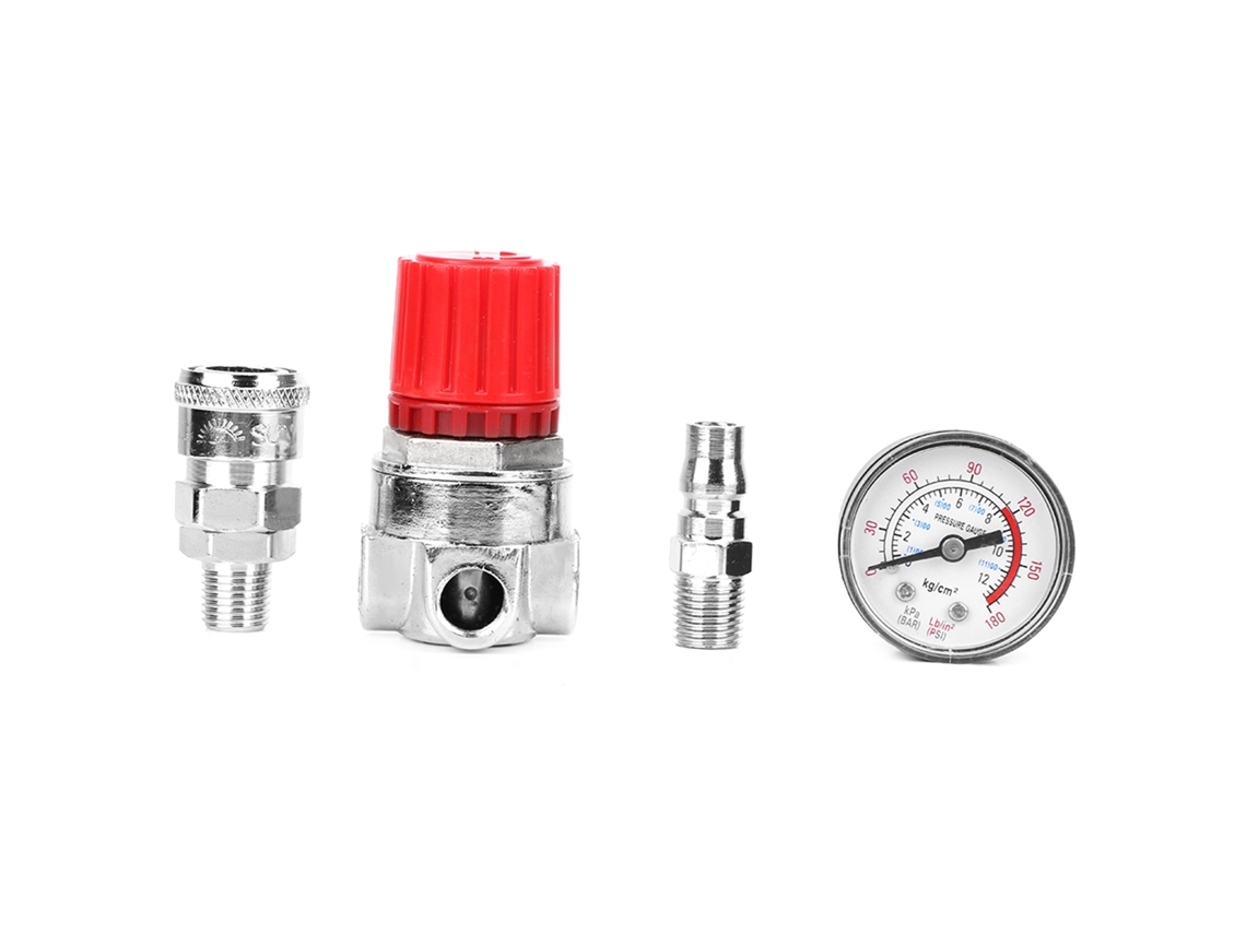 Válvula Reguladora De Pressão Com Interruptor E Medidor Para Compressor De Ar Acessório