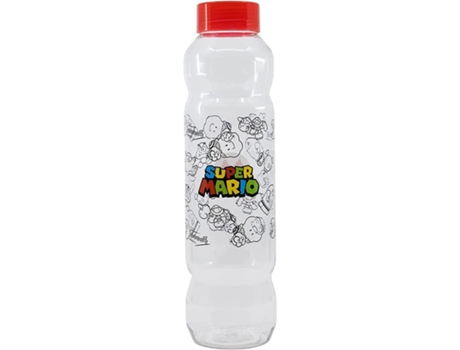 Botella De Tritan De Super Mario Con Personajes Del Juego De 1200 Ml P22stor