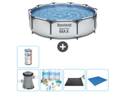 Piscina Bestway Steel Pro Max Redonda 305x76 Cm 6 peças S22135 BESTWAY