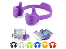 Suporte Universal Para Celular - Tripé Acoplável - Polegar Para Cima - Ajustável - Multicolorido