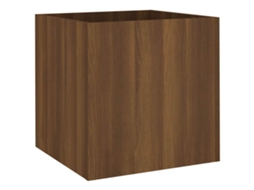 Planter Box, Planter Boxes Vidaxl Marrom Madeira Processada (n/a)