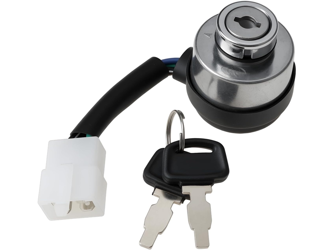 Interruptor de ignição de 4 fios para gerador a gasolina de 2 kW e 3 kW, modelo 168F, preto.