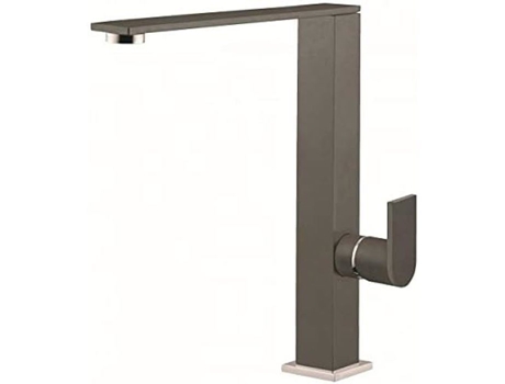 Torneira de Cozinha ELLECI Mkkfla93 em Keratek K93 Grigio Dove Cinza Bica Giratória Furo Embutido Ø35Mm