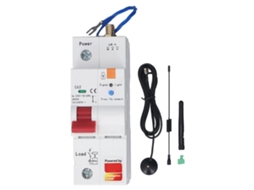 Interruptor elétrico inteligente 1P 63A WiFi controle remoto medidor para Tuya AC230V | S/MARCA