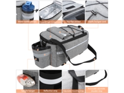 Bolsa De Transporte Para Bicicleta Com Isolação Bagageiro Traseiro Refletivo Para Mtb Ciclismo