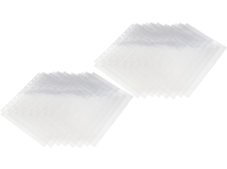 Lurrose Recharges Para Álbum De Fotos 50 Feuilles A4 9 Compartimentos Transparentes 11 Trous Compatíveis