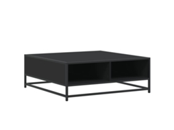 Mesa de centro em madeira/metal marrom MAISON EXCLUSIVE (80x80x30 cm)