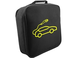Carregador Veicular Com Power Bank, Cabo Protetor Usb Para Carregamento Múltiplo, Bolsa Organizadora Gokoco