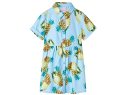 Vestido Para Criança Azul 140