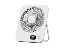 Ventilador Recarregável Com Fluxo De Ar Ângulo Amplo 180 Graus, Mini Portátil.