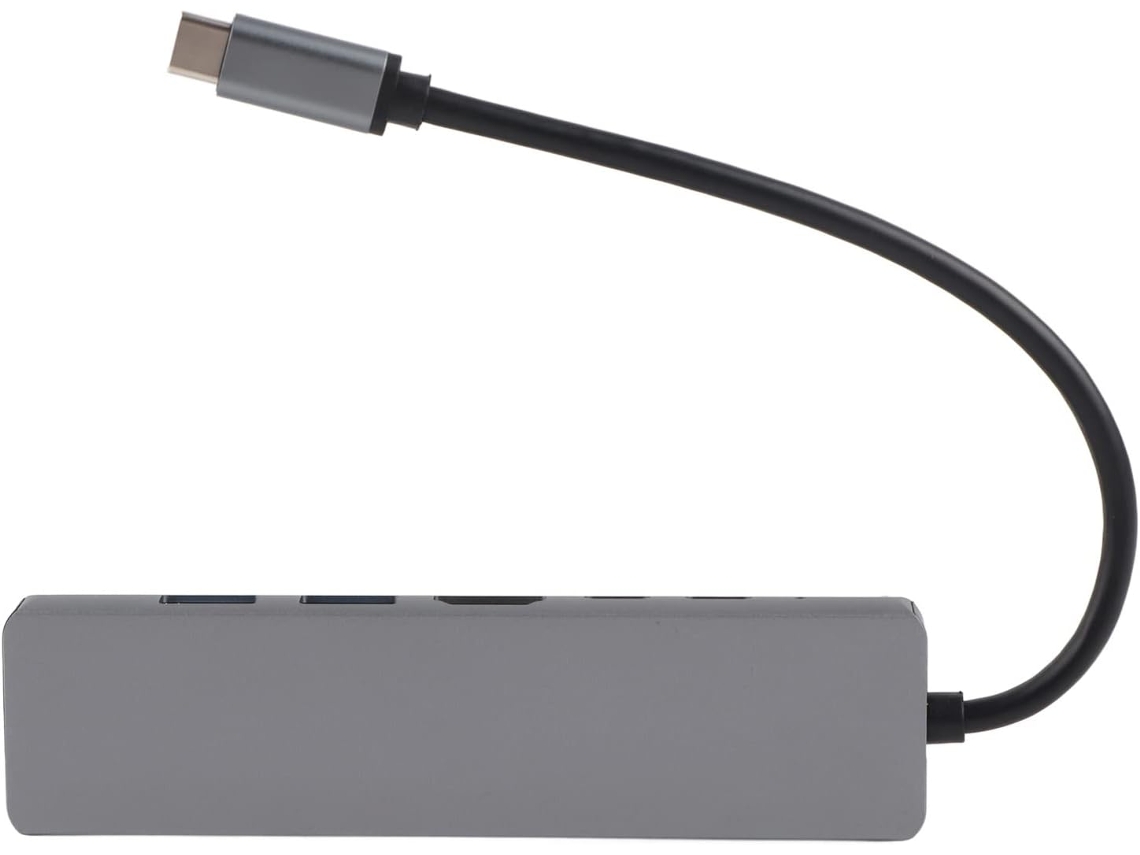 Hub Usb-c 6 Em 1, Divisor Usb Com Carregamento Rápido Pd De 87 W,