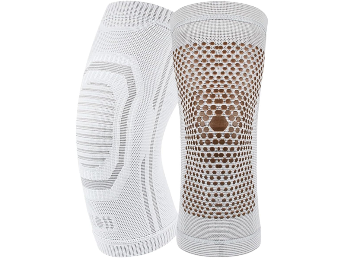 Joelheiras Ukcoco De Grafeno Para Ciclismo E Caminhadas, Aquecedores Elásticos Para Joelhos E Panturrilhas Que Oferecem