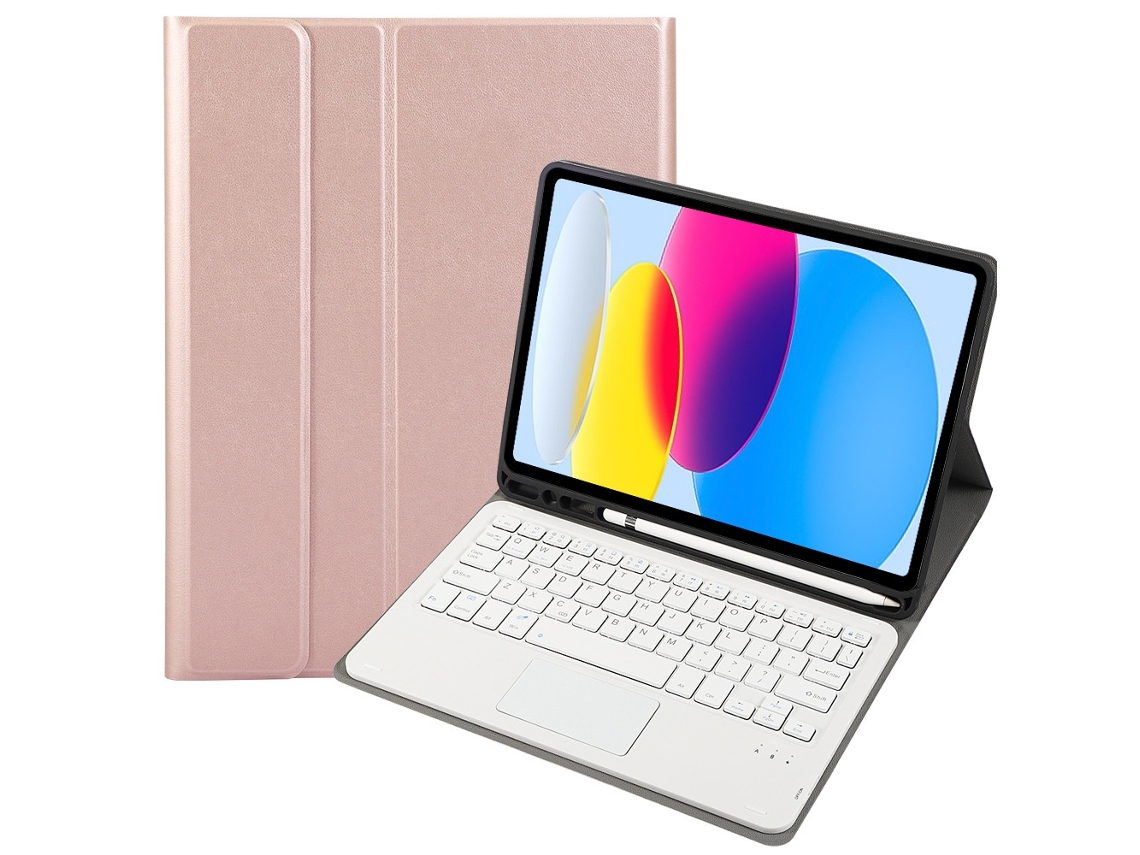 Lurelia Capa Com Teclado Bluetooth Para Ipad Air 2 Com Teclado Comum