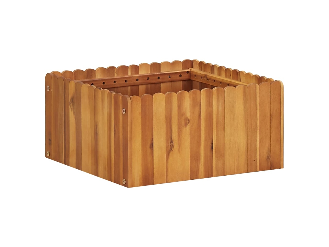 Raised Bed, Raised Beds Vidaxl Marrom Madeira (50 X 50 X 25 Cm)