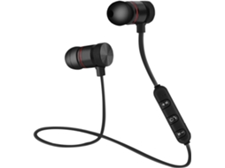 Fones De Ouvido Magnéticos Bluetooth 4.1 Com Bateria 60mah, 3 Horas