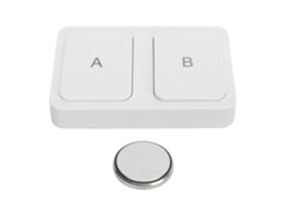 Interruptor inteligente sem fio de cena 2 botões push button para dispositivos smart home tuya zigbee S/MARCA
