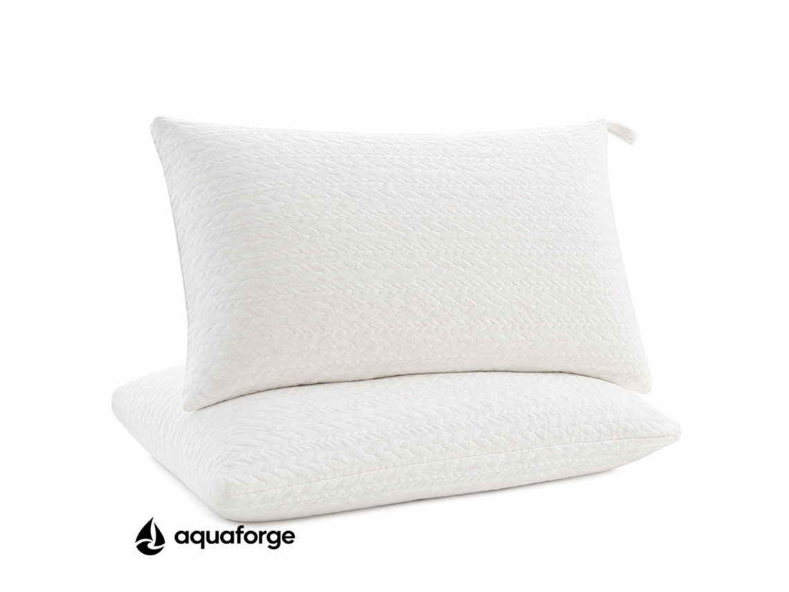 Almofada Cervical Ergonómica Algodão Respirável