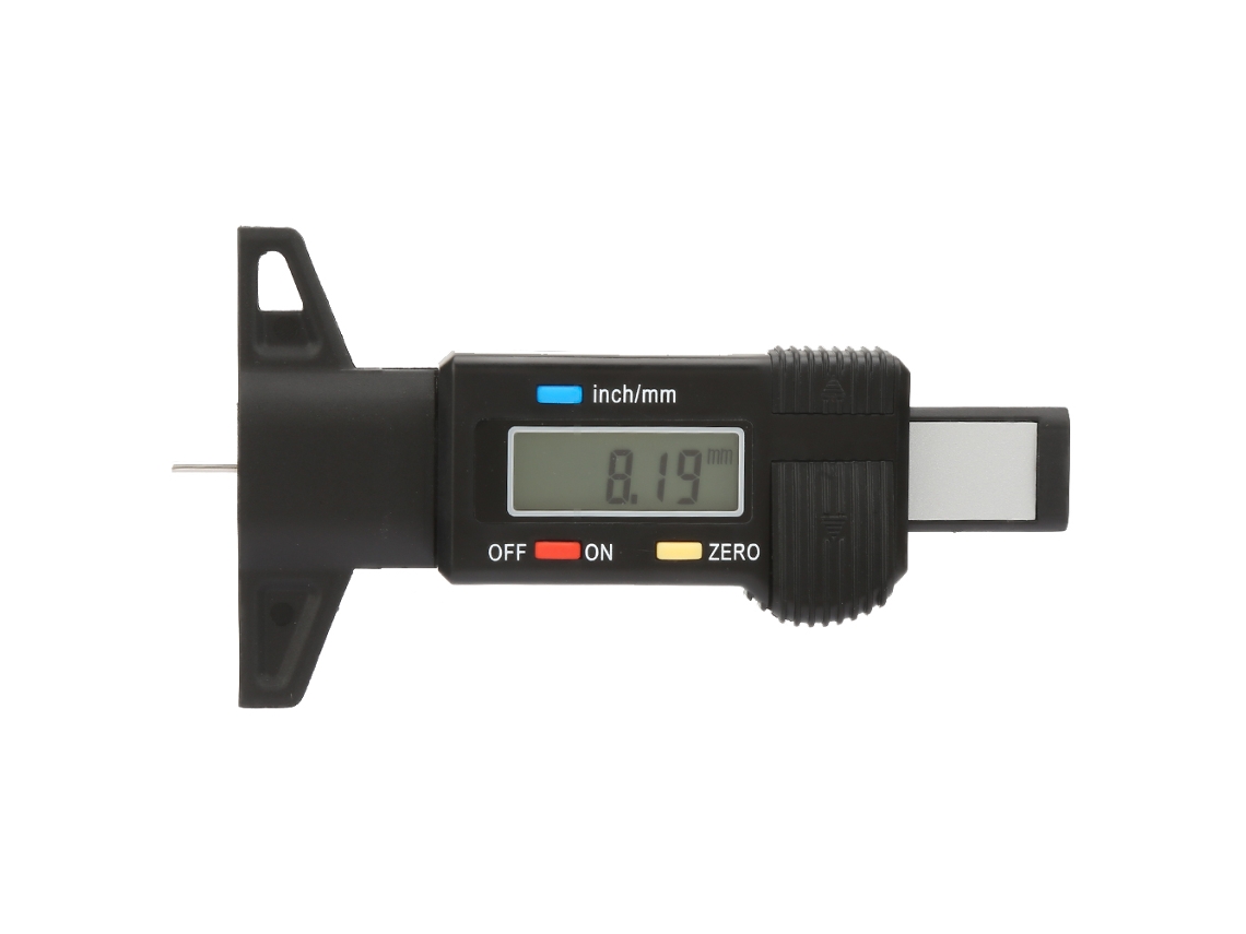 Laxiscreed Tester Digital Lcd Para Profundidade De Piso De Pneus Automóveis Com Diagnóstico Automático