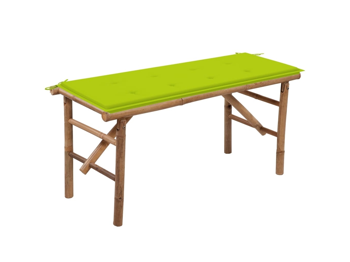 Garden Bench, Garden Benches Vidaxl Verde Bambu (120 X 50 X 4 Cm)