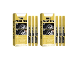 Marcadores De Tinta Para Pneus Amarelos De 1 G, Resistentes A Água, Permanentes, Para Veículos Automotores.