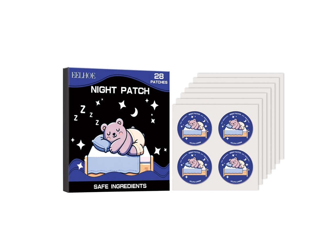 Parche Dormir Cartoon Eelhoe Alivia Tensão Fadiga