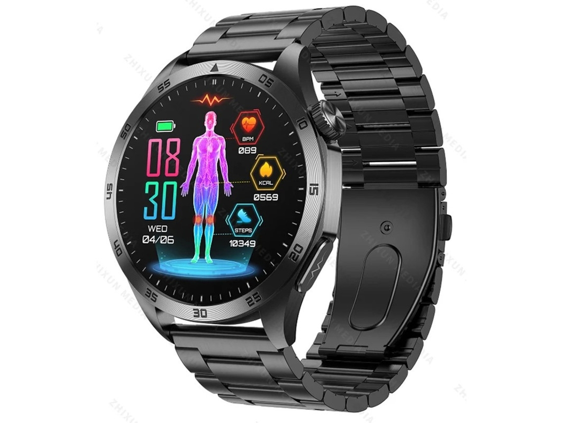 Smartwatch com monitoramento de açúcar no sangue, microverificação de saúde, detecção de ácido úrico, chamada Bluetooth e SOS, recurso Pret Bestvite