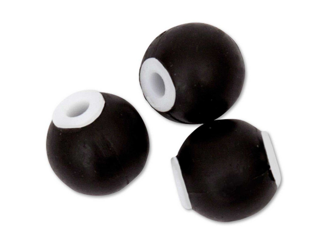 Miçangas Ptfe Pulla Stop Preto 3.50 Mmbrowning