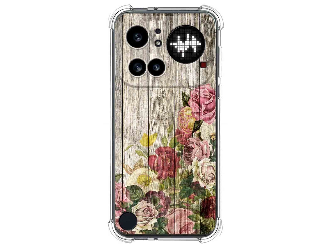 Capa Tumundosmartphone De Silicone À Prova De Choque Para Nothing Phone 4a Pro 5g Com Estampa De Madeira 8 Desenhos