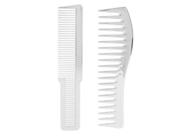 Conjunto De 2 Pentes Cabelo Dentes Largos E Finos Para Desembaraçar E Estilo Todos Os Tipos De Cabelo