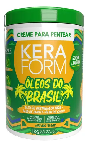 Creme para Pentear KERAFORM Óleos do Brasil