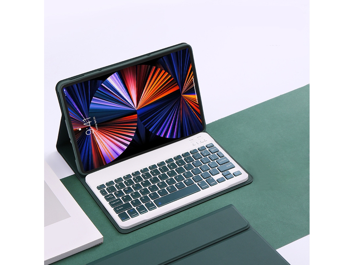 Capa Teclado Para Xiaomi Pad 7s Pro 12.5 Polegadas ,com Teclado Bluetooth (verde Escuro) Cuich (2025)