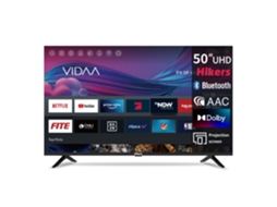 Smart Tv | Hikers 50z1 | 50" 4k Uhd, Dolby Atmos, Vidaa Os - Preto