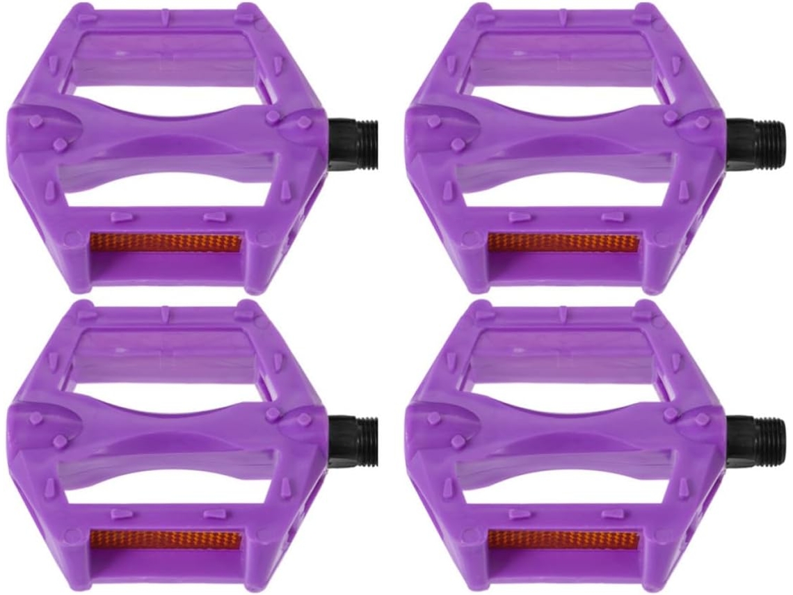 2 Pares De Pedais Bicicleta Para Mountain Bike, Plástico E Ferro,