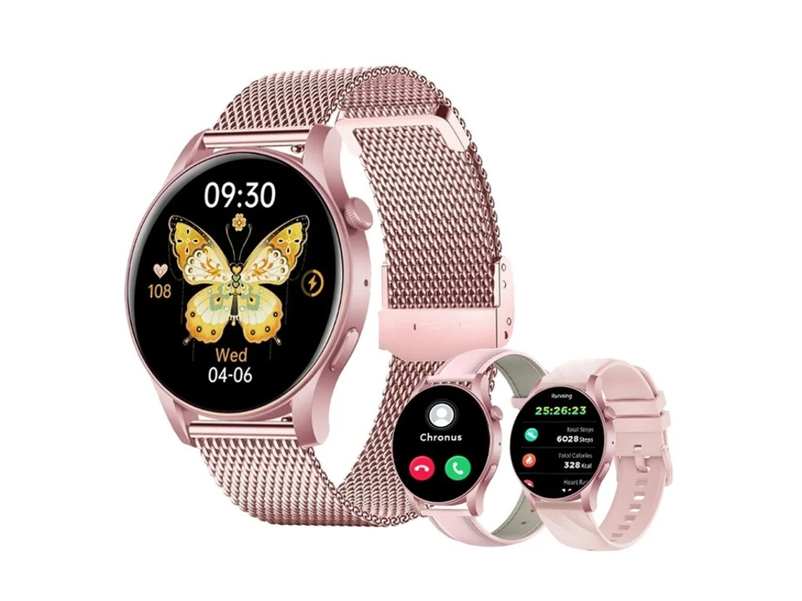 Relógio Fitness Feminino Smartwatch Wearable Smartwatch Com Tela Sensível Ao Toque 1,43 Polegadas Com Monitoramento De Frequência C Bestvite